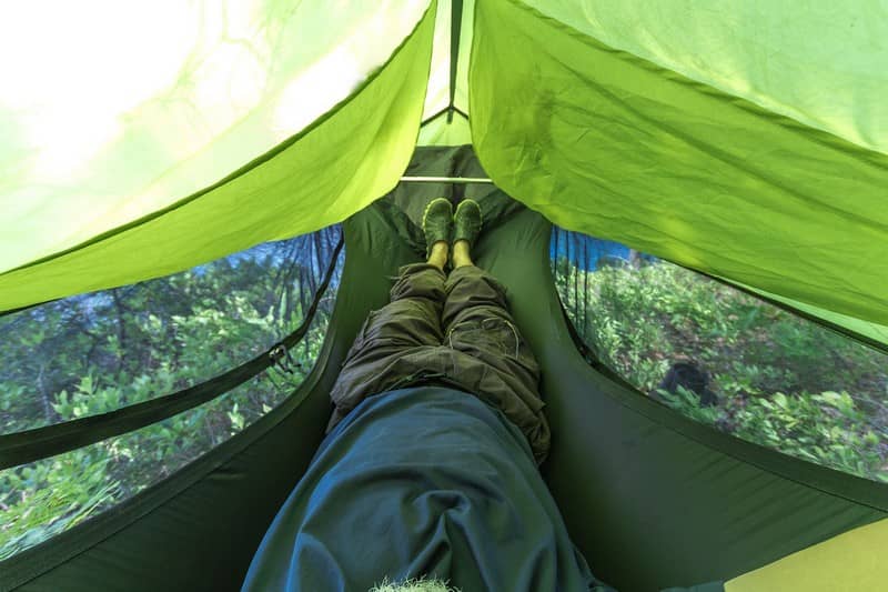 The Bridged Helsdon Hammock Tent