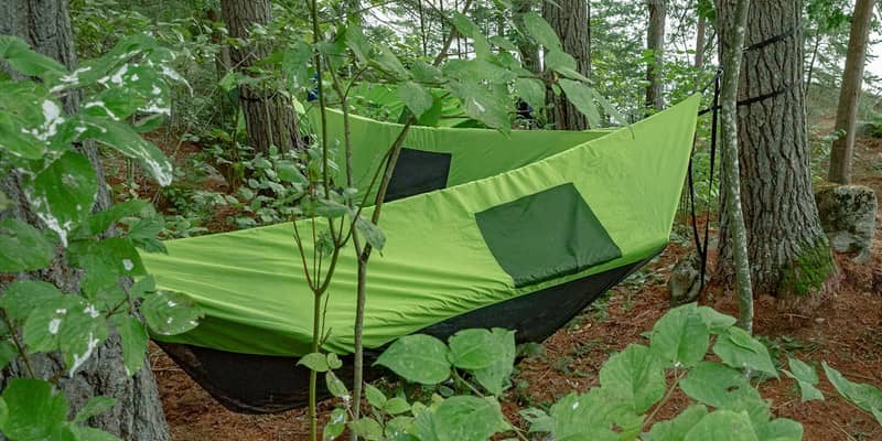 The Bridged Helsdon Hammock Tent