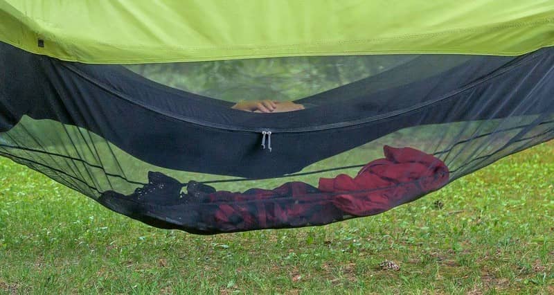 A durable hammock tent