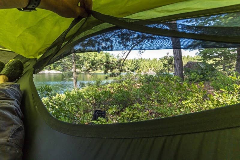 The Bridged Helsdon Hammock Tent