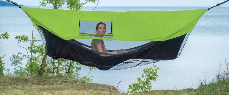 A perfectly shaped hammock